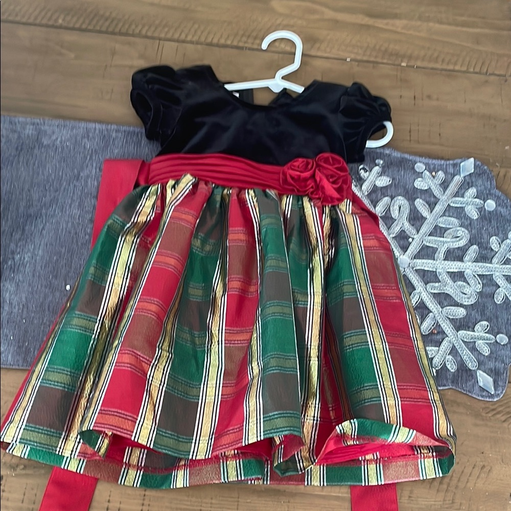 Festive Plaid Holiday Dress